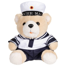 Marine teddybeer in uniform - 28 cm groot