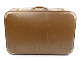Vintage koffer - bruin - gebruikt - 60 x 41 x 16 cm - origineel