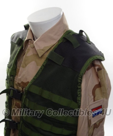 KL Korps Mariniers modulair gevechtsvest - Molle - zonder tassen - Forest camo - ongebruikt - maat Large - origineel