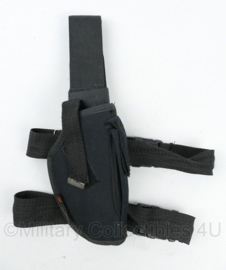 Dropleg holster met beenstraps zwart - merk Cartier - 10 x 3 x 34 cm - gebruikt - origineel