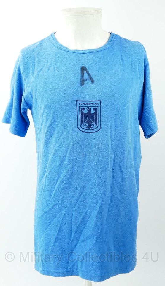 Bundeswehr sportshirt blauw - maat 6 - origineel