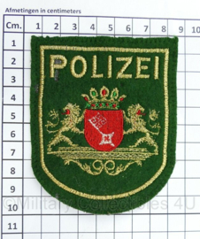 Duitse Politie Bundespolizei Bremen embleem - 10 x 8,5 cm - origineel