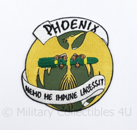 Klu Luchtmacht embleem Phoenix - Nemo Me Impune Lacussit - 10 x 9 cm - origineel