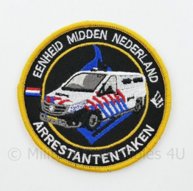 Eenheid Midden Nederland Arrestantentaken embleem - met klittenband - diameter 9 cm
