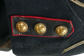 Franse dolman met kepie, giberne en foto van Caporal musicien van École d'Artillerie de La Fère - maat Medium - gedragen - origineel