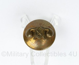 US Army manschappen Collar Disc Chemical Corps ENKEL - diameter 25 mm - origineel naoorlogs