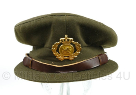 KL DT platte pet met licht officiers insigne - maat 55/56 - origineel