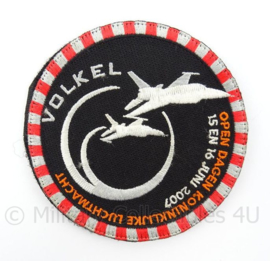 KLu Luchtmacht eenheid embleem Volkel - Open Dagen Koninklijke Luchtmacht Volkel 2007 - doorsnede 10 cm - origineel