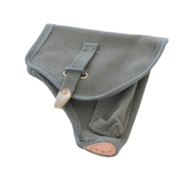 Vintage leger holster canvas - groen - origineel