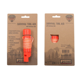 Survival tool met fluorescerende wijzerplaat - nieuw