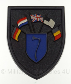 HQ NORTHAG Northern Army Group NSSE 1ste legerkorps wandbord - 11,5 x 9 cm - origineel