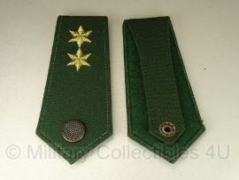 Bundespolizei rangen set - hoogste rang - groen met gele ster - origineel