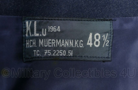 KLU Luchtmacht DT uniform jas 1964 - rang Eerste Luitenant - maat 48 1/2 - gedragen - origineel