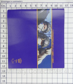 KM Koninklijke Marine De Perzische Golf 1987 - 1991 herinneringsboekje - 12 x 11 cm - origineel