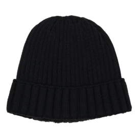 Beanie muts met fleece voering - extra fijn - Groen of Zwart