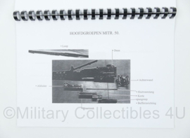 Defensie Hand out Mitrailleur Browning .50 M2 HB - 29,5 x 21,5 cm - gebruikt - origineel