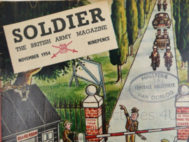 The British Army Magazine Soldier November 1954 -  Afkomstig uit de Nederlandse MVO bibliotheek - 30 x 22 cm - origineel