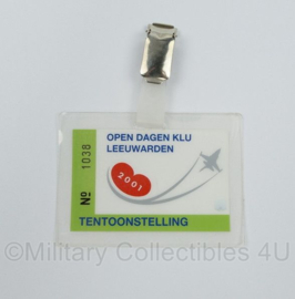 Open Dagen Klu Leeuwaren ID badge  2001 - origineel