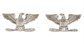 1 Paar US officer rank insignia Full Bird COLONEL - 1 PAAR - Mil-tec