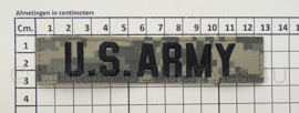 US Army ACU camo branch tape/naamlint met klittenband - origineel