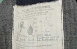Britse Brandweerjas Donkerblauw met gele reflectie - maat Small Regular  - origineel