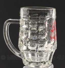 KL Nederlandse leger KMA bierglas 1975. afm 12 x 7 cm