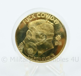 I survived Coronavirus 2020 coin  - 40 mm diameter
