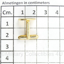 Defensie 1(GE/NL)Corps manchetknopen PAAR - 2 x 1,5 cm - origineel
