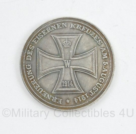 Deutsches Reich 1914 Munt - diameter 3,5 cm - replica