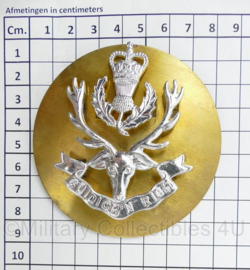 WO2 Scottish Highlanders Cuidich 'n Righ cap badge - replica