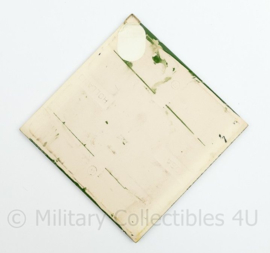 Wandbord tegeltje Defensie MCAM 1978  - Militaire Commissie voor Automobielen en Motorwedstrijden - 15,5 x 15,5 cm - origineel