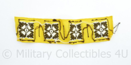 WW2 British shoulder ranks pip Royal Armoured Corps Regiment yellow - per 2, 4 of 6 stuks - origineel