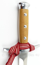 Zwitserse Officier's dolk in geschenkdoos uitgereikt aan Nederlandse Luitenant-Kolonel - lengte 31,5 cm - origineel