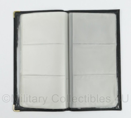 KL Nederlandse leger NATRES Korps Nationale Reserve lederen pasjeshouder - 12 x 0,5 x 23 cm - gebruikt - origineel