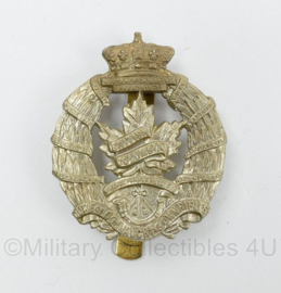 Britse WO2 cap badge  Duke of Connaughts Own Rifles - Kings Crown - 5,5 x 4 cm - origineel