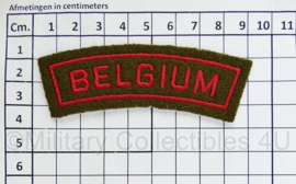 WO2 Britse leger Belgium shoulder title paar 