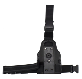 Leg Shroud with quick release with SINGLE  leg strap Beenplaat Legpanel voor bijv. Safariland holster