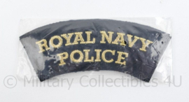 Britse leger Royal Navy Police straatnaam shoulder title paar - 11,5 x 5 cm - origineel