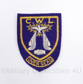 CWL Overseas patch Catholic Womens League  - 8,5 x 6 cm - origineel