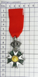 Franse leger Star of the Légion D'Honneur medaille - 13 x 4 cm - replica