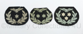 Britse RAF Royal Air Force rang insignes SET van 3 stuks - origineel