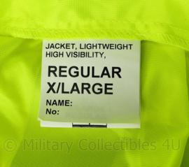 Britse Politie jacket lightweigt High Visability  met portofoon houders - nieuw - XLarge regular  - origineel