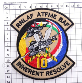 KLu Koninklijke Luchtmacht RNLAF/BAF embleem "Inherent Resolve" - met klittenband -12 x 13,5