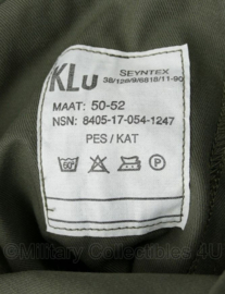 KLU Koninklijke Luchtmacht GVT uniform jas en broek groengrijs - maat 51-53 - nieuw - origineel