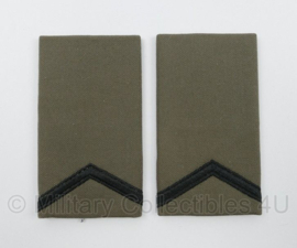 KLU Luchtmacht GVT epauletten - rang Soldaat der 1e klasse - 9,5 x 5 cm - origineel
