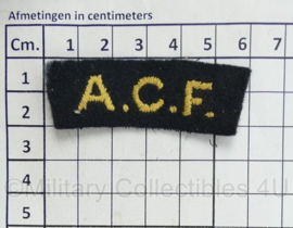 British Army shoulder title ENKEL ACF Army Cadet Force - 6 x 2 cm - origineel