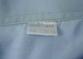 Gevangenigbewaarder overhemd lichtblauw lange  mouw  - maat 46 - origineel