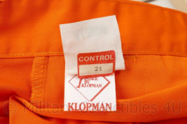 Alsico oranje broek - maat 48 - nieuw - origineel