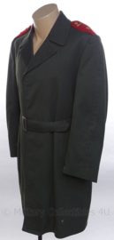 Tsjechisch leger mantel met ceintuur en schouder epauletten - maat 50/1- origineel