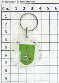 Sleutelhanger 1 Duits Nederlands Corps Logistics Company - 7 x 4 cm - origineel